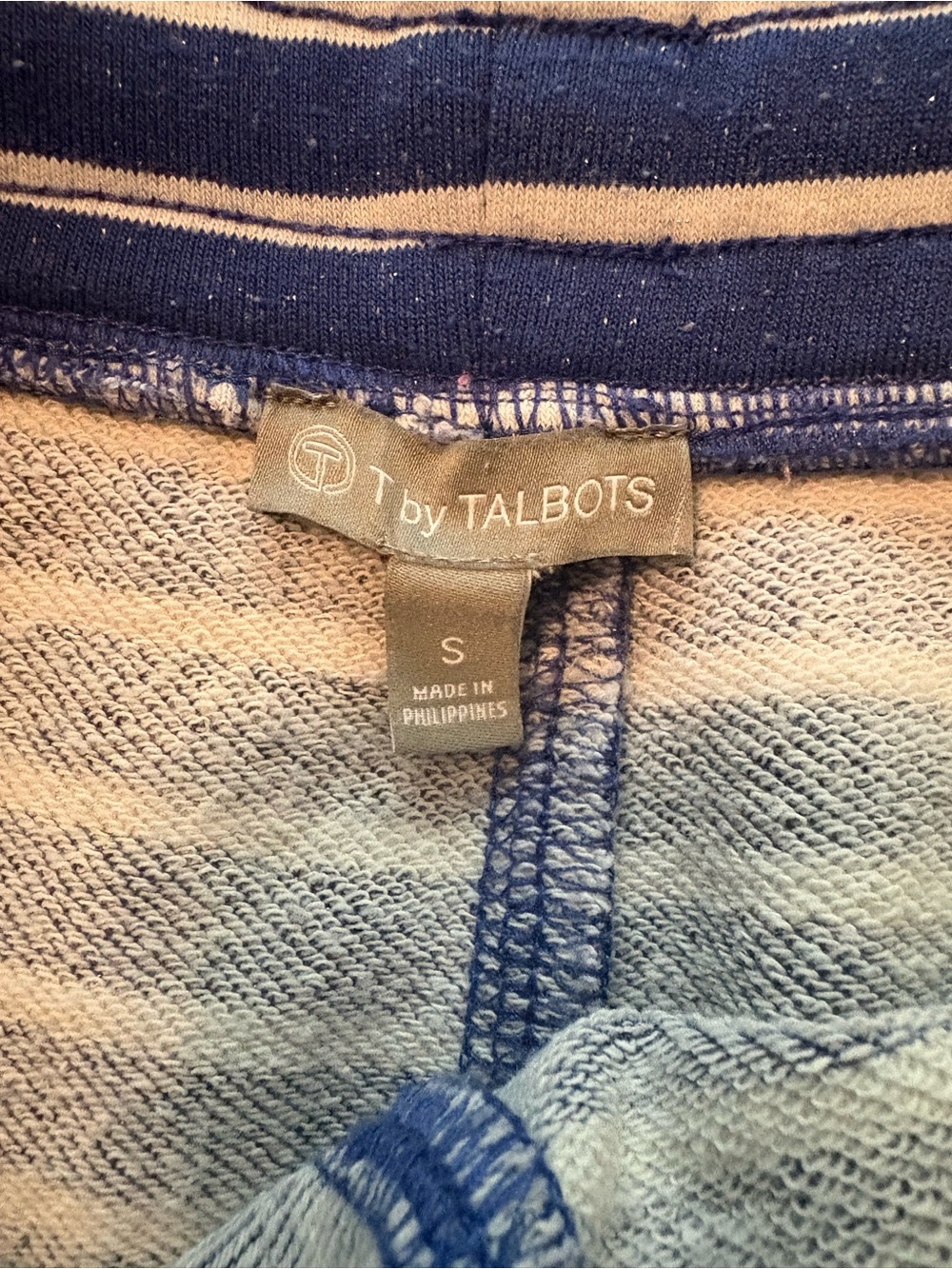 Talbots  Striped  Drawstring Skirt - Picture 4 of 6